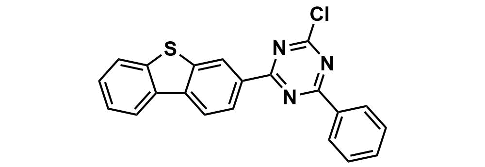 2-chloro-4-(dibenzo[b,d]thiophen-3-yl)-6-phenyl-1,3,5-triazine 2172889-29-9