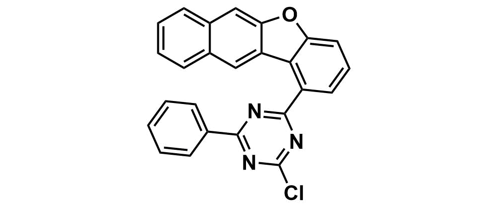 2-chloro-4-(naphtho[2,3-b]benzofuran-1-yl)-6-phenyl-1,3,5-triazine