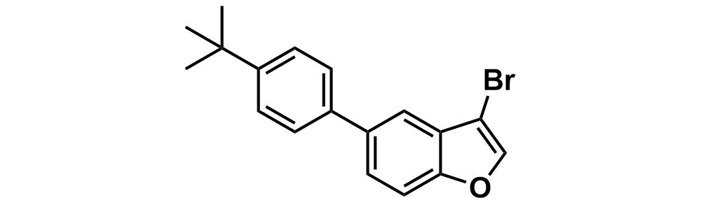 3-bromo-5-(4-(tert-butyl)phenyl)benzofuran HQ-0621