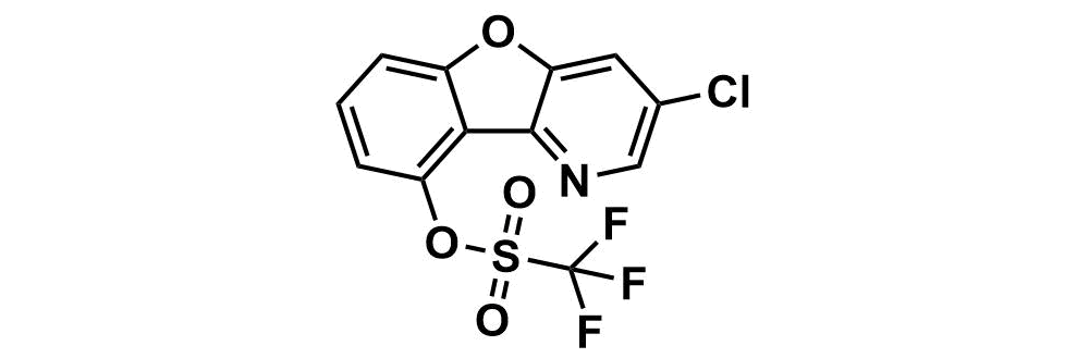 3-chlorobenzofuro[3,2-b]pyridin-9-yl trifluoromethanesulfonate HQ-0616