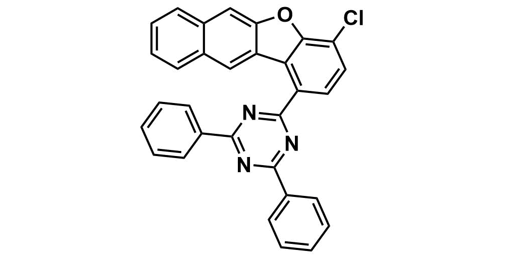 2-(4-chlorobenzo[b]naphtho[2,3-d]furan-1-yl)-4,6-diphenyl-1,3,5-Triazine （2459671-87-3