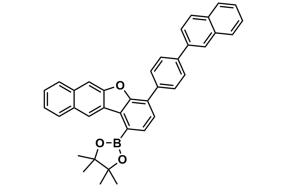 4-[4-(2-Naphthalenyl)phenyl]-1-(4,4,5,5-tetramethyl-1,3,2-dioxaborolan-2-yl)benzo[b]naphtho[2,3-d]furan 