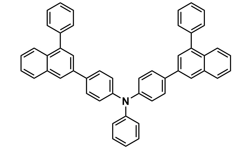 N-phenyl-4-(4-phenylnaphthalen-2-yl)-N-(4-(4-phenylnaphthalen-2-yl)phenyl)aniline （HQ-0648）