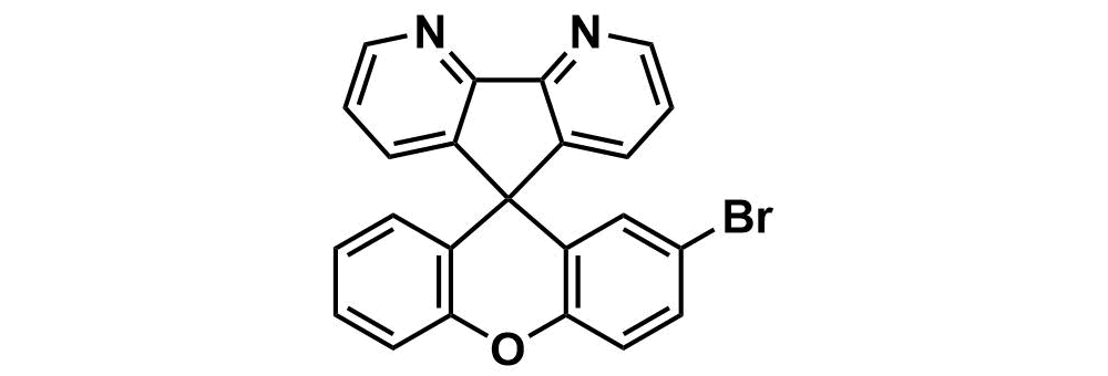 2'-bromospiro[cyclopenta[2,1-b:3,4-b']dipyridine-5,9'-xanthene]