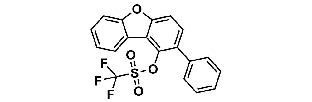 2-phenyldibenzo[b,d]furan-1-yl trifluoromethanesulfonate