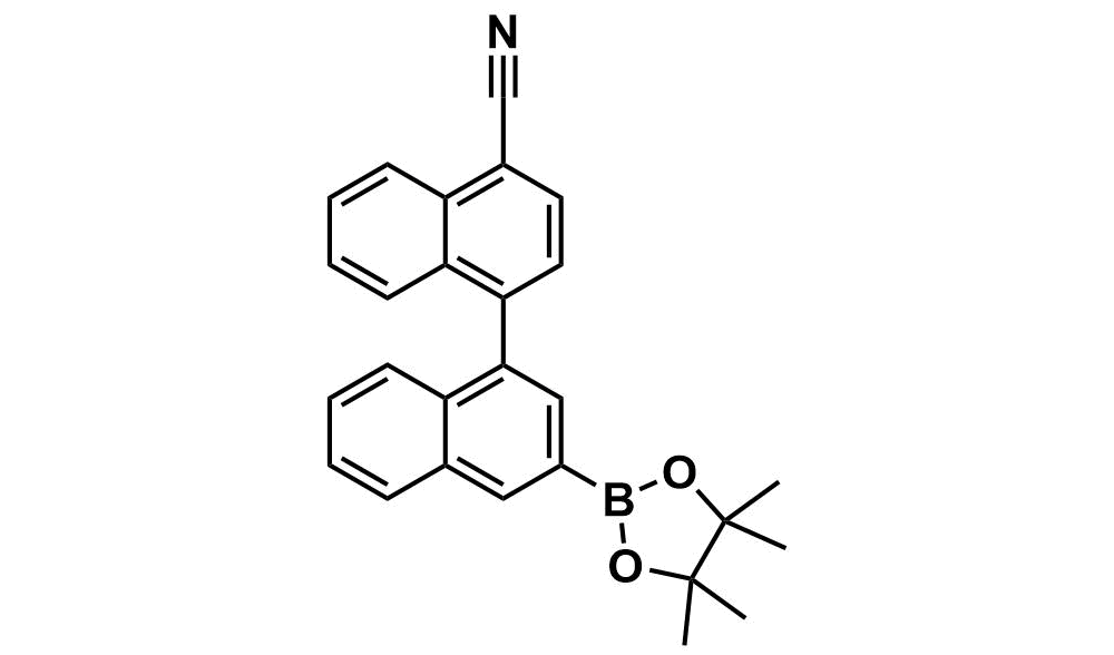 3'-(4,4,5,5-tetramethyl-1,3,2-dioxaborolan-2-yl)-[1,1'-binaphthalene]-4-carbonitrile